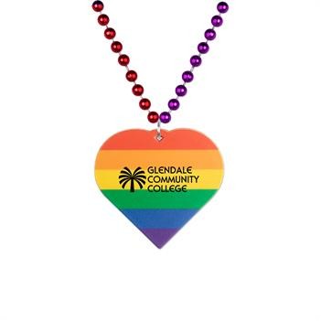 Heart Pride Medallion Beads